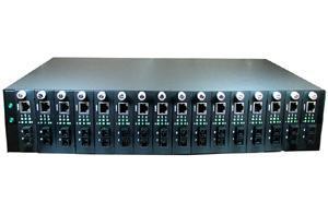 컨버터 샤시 (집합형) 16슬롯 컨버터센타 / 전원이중화 / 100-FX / 19랙형